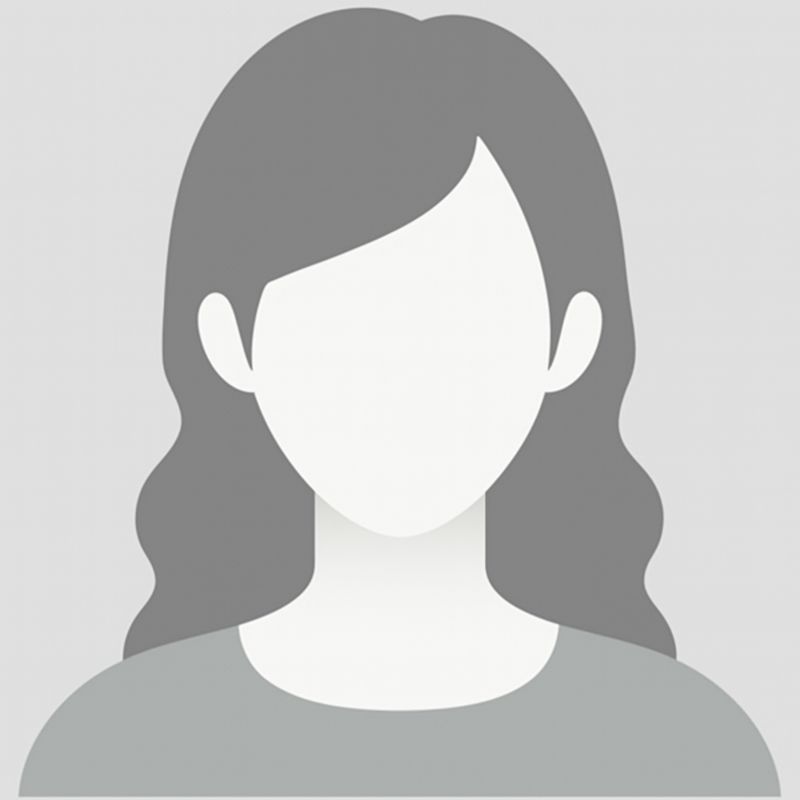 Female avatar silhouette with long hair.